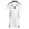 Conjunto (Camiseta+Pantalón Corto) Alemania Muller 13 Primera Equipación Euro 2024 - Niño